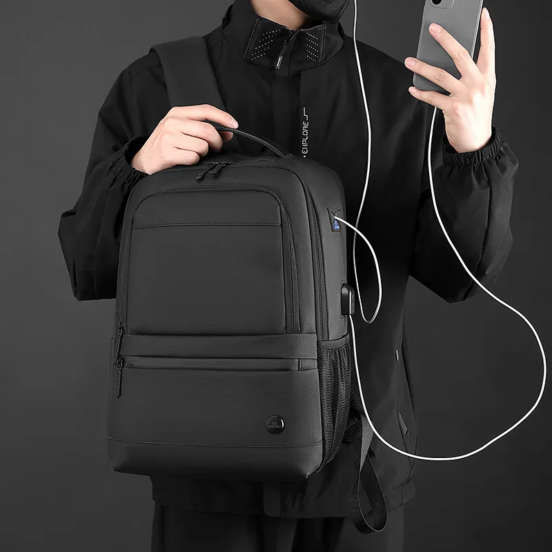 Boniu Nylon Backpack Unisex Multicolor-1