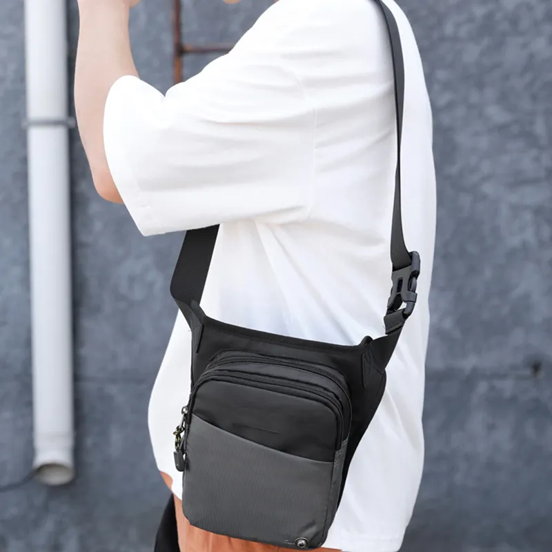 Boniu Nylon Fanny Pack Sling Bag Crossbody Bag Unisex Multicolor-3