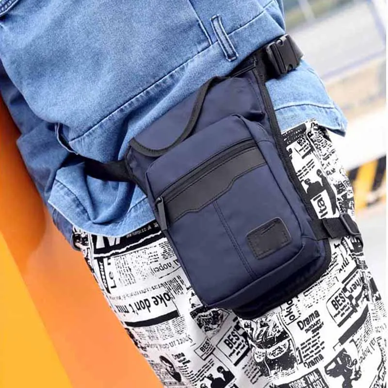 Boniu Nylon Crossbody Bag Unisex Dark Blue/Black/Gray-1