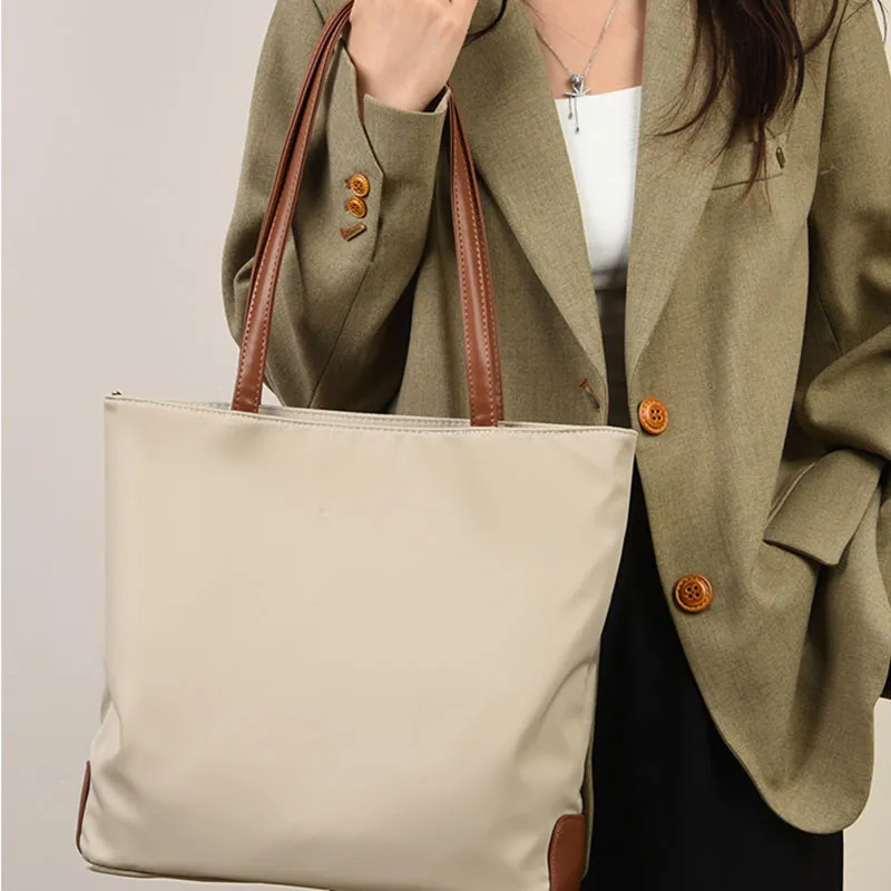 Boniu PU Tote Bag, Shoulder Bag Women's Black/Apricot/Coffee/Burgundy-3