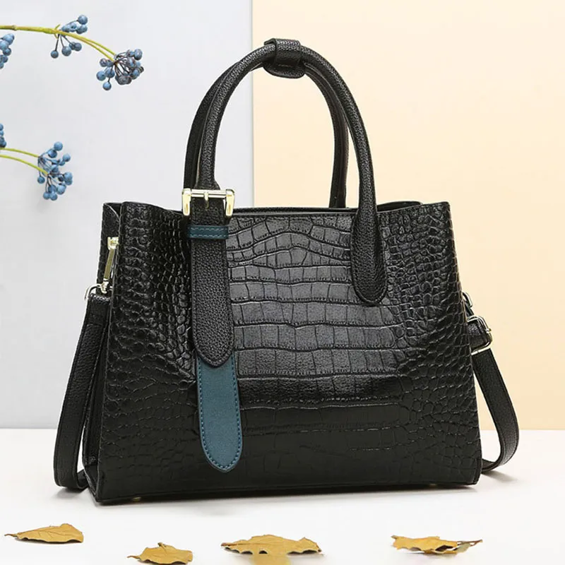 Boniu Polyester Shoulder Bag, Crossbody Bag, Handbag Regular Women's Black-4