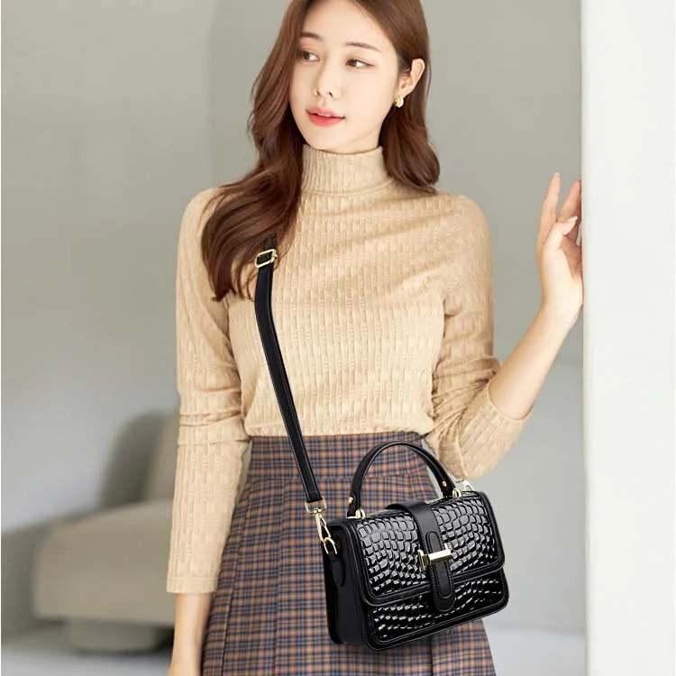 Boniu PU Shoulder Bag, Crossbody Bag, Handbag Regular Women's Multicolor-1