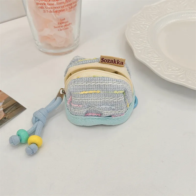 Boniu Polyester Soft Fabric Case Makeup Bag Unisex Multicolor-5
