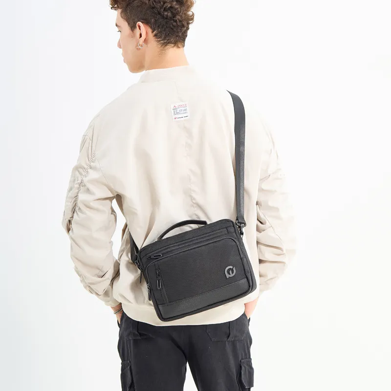 Boniu Water Repellent Composite Film Shoulder Bag Unisex Multicolor-1