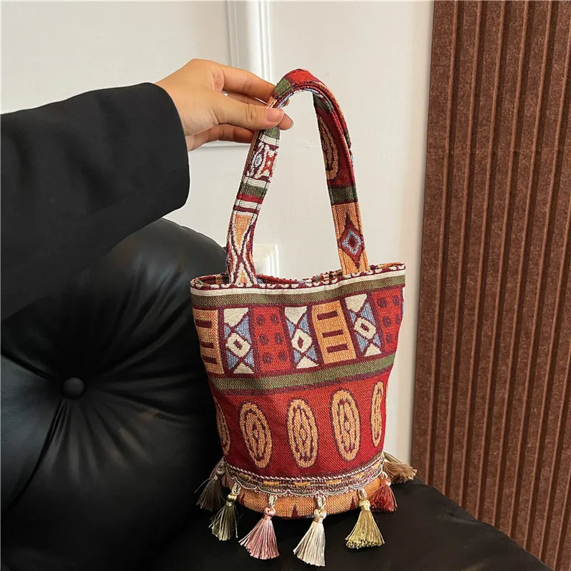Boniu Canvas Bag, Handbag Regular Women's Multicolor-1