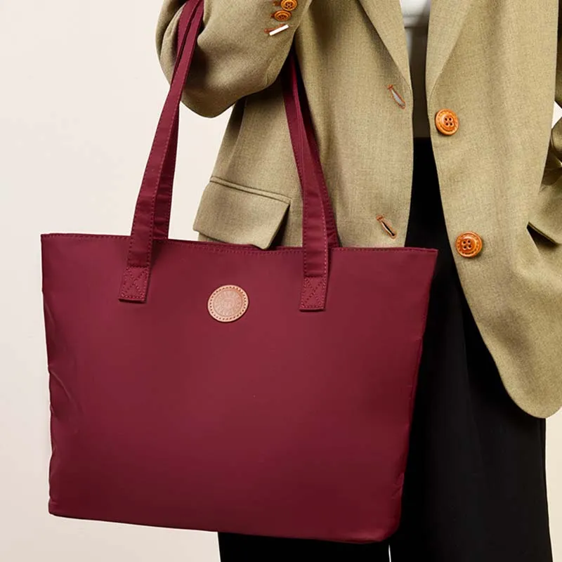 Boniu Nylon Tote One Shoulder Handbag Regular Women's Multicolor-5