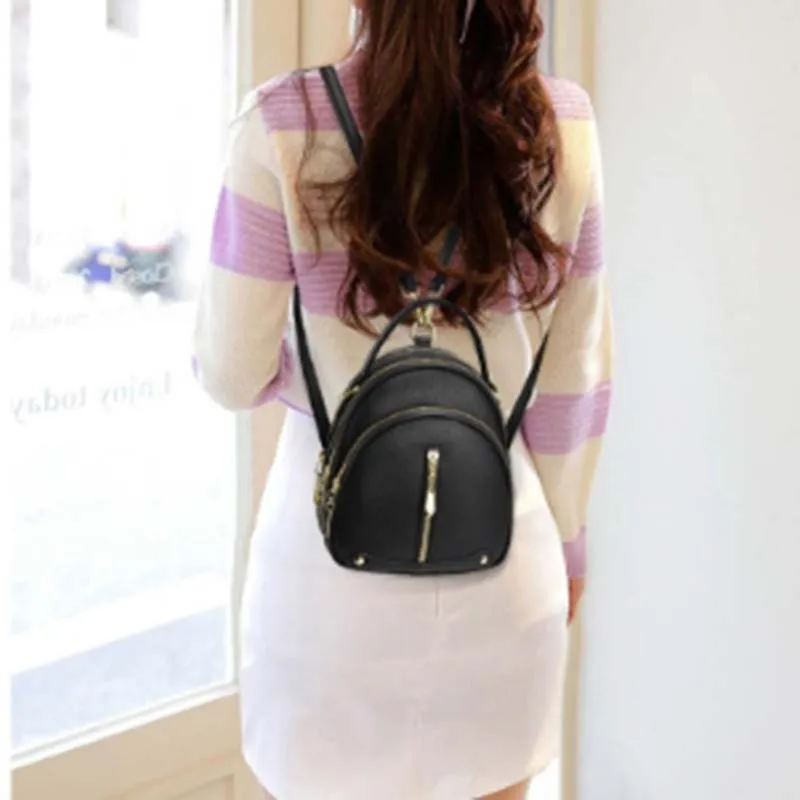 Boniu PU Backpack Regular Women's Multicolor-3