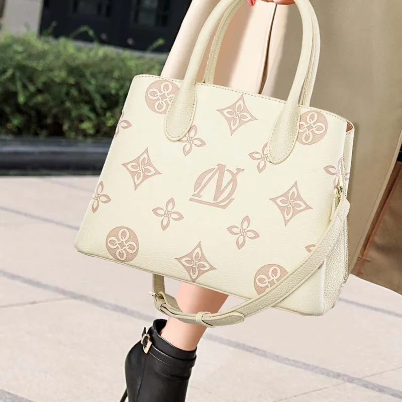 Boniu PU Tote Crossbody One Shoulder Handbag Women's Multicolor-1