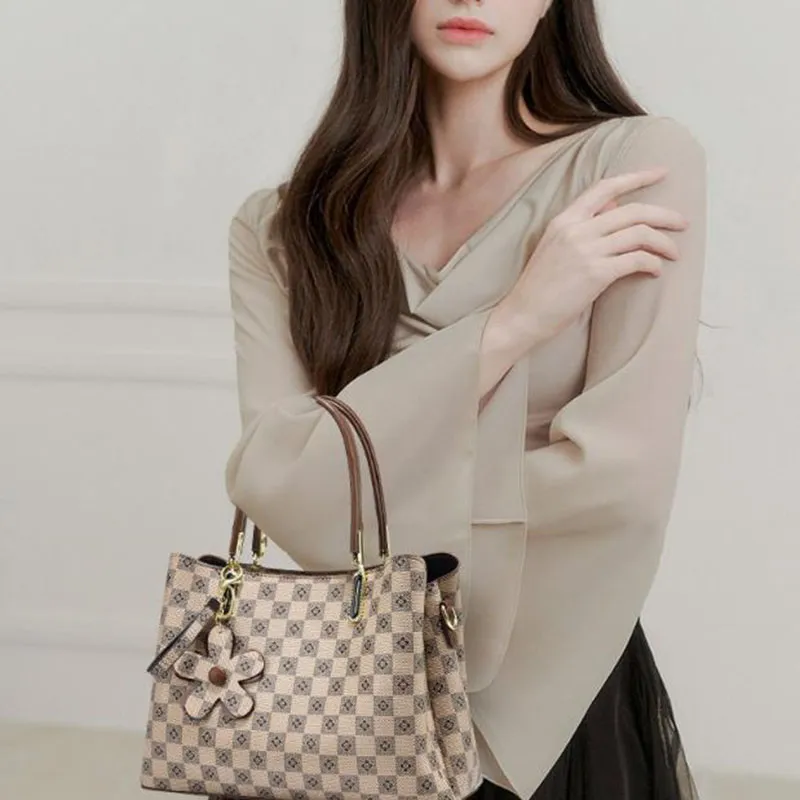 Boniu PU Tote One Shoulder Handbag Regular Women's Multicolor-5