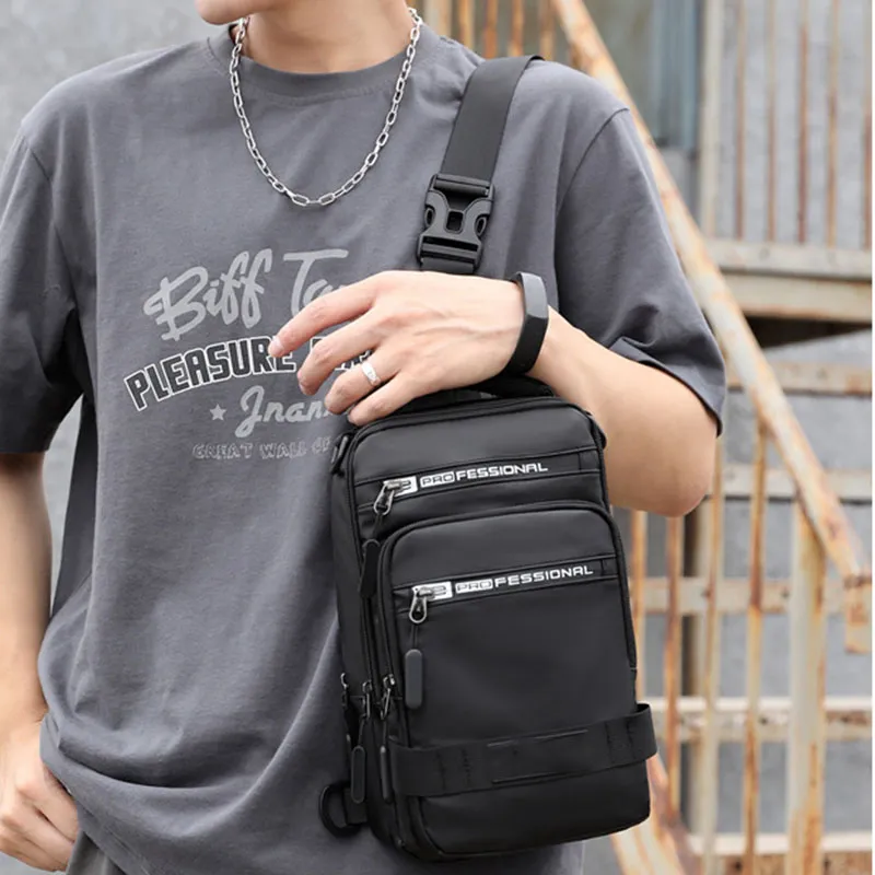 Boniu Nylon Sling Bag Regular Men's Multicolor-1