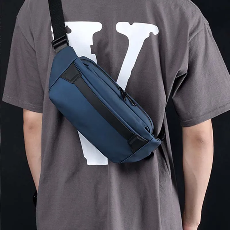 Boniu Nylon Fabric Sling Bag Men's Multicolor-7
