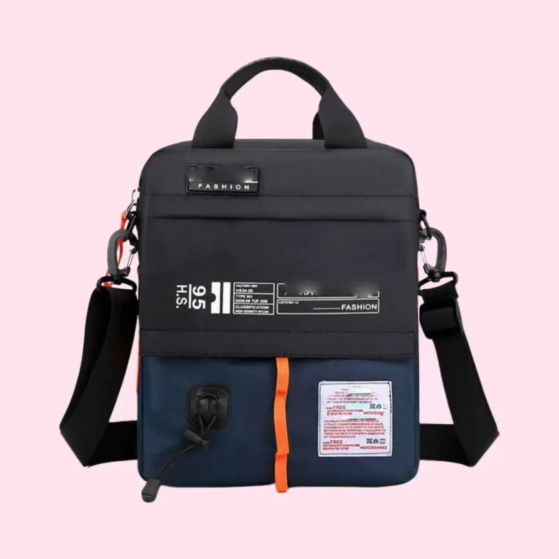 Boniu Nylon Shoulder Bag, Crossbody Bag, Handbag Men's Multicolor-1