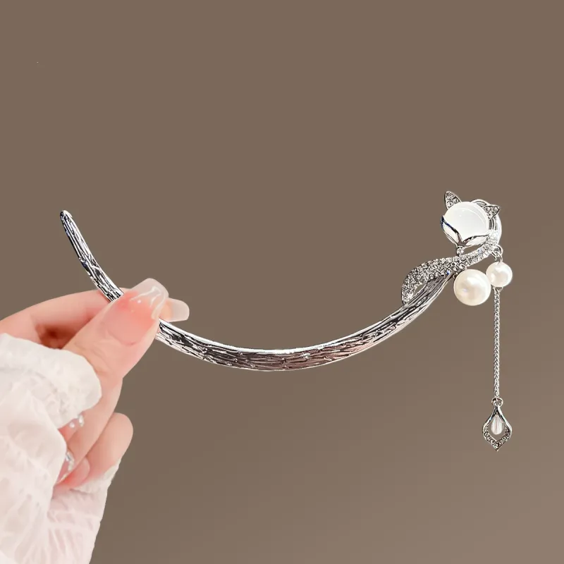 Connect The Past And The Present. Alloy Hairpins Women's-2