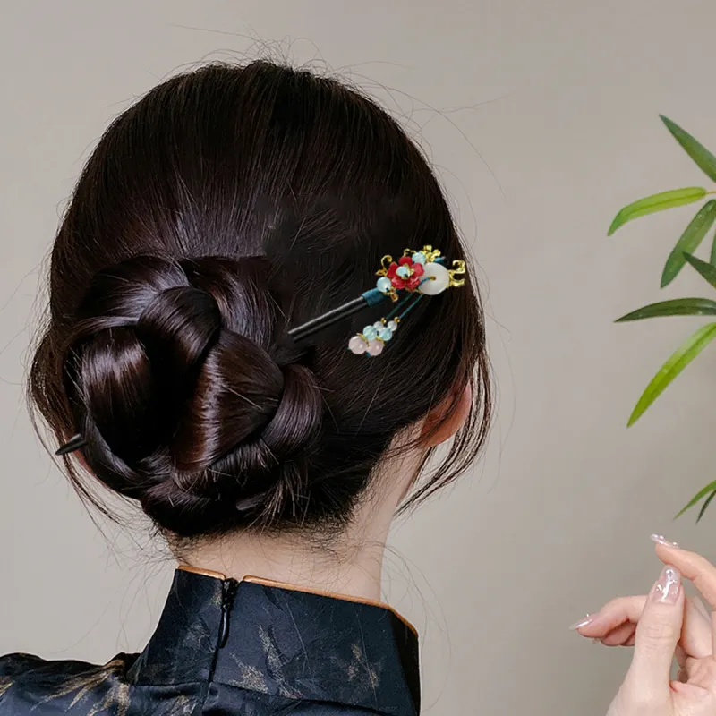 Connect The Past And The Present. Wooden Hairpins Women's-1