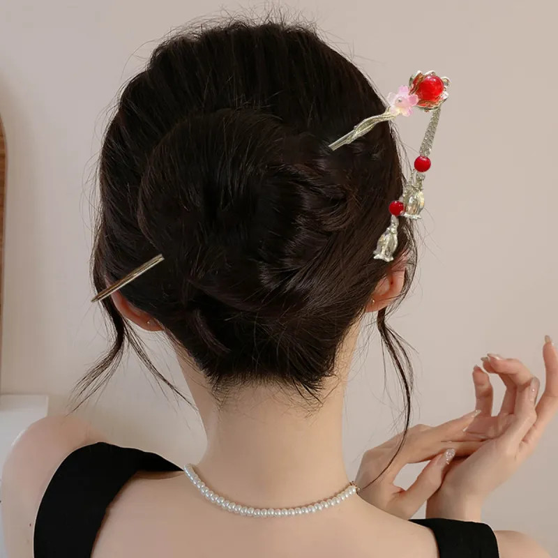 Connect The Past And The Present. Alloy Hairpins Women's-1