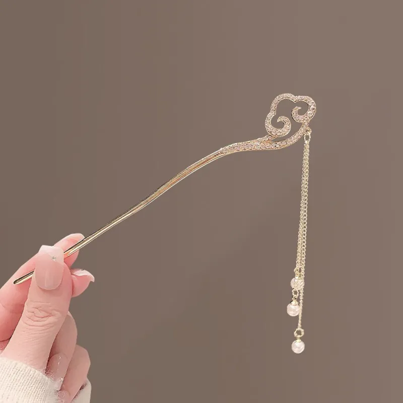 Connect The Past And The Present. Alloy Hairpins Women's-4