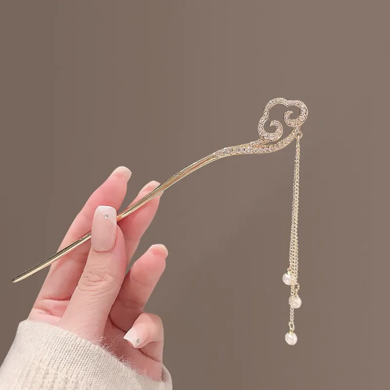 Connect The Past And The Present. Alloy Hairpins Women's-2
