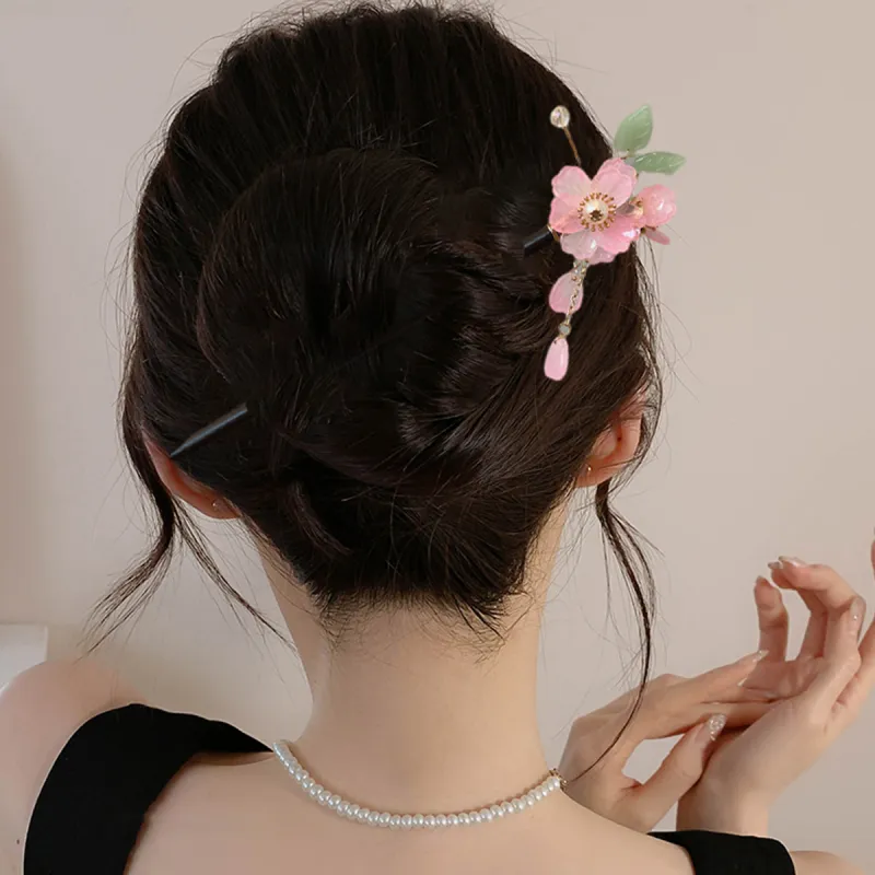 Connect The Past And The Present. Wooden Hairpins Women's-1
