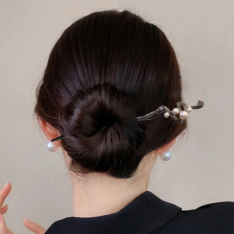 Connect The Past And The Present. Alloy Hairpins Women's-9