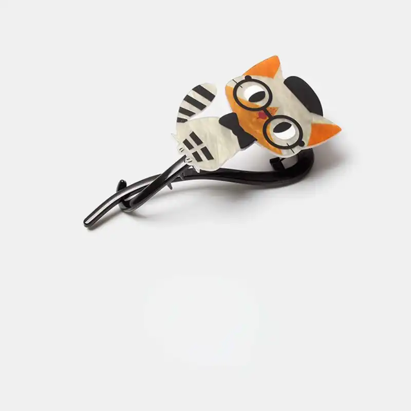 Connect The Past And The Present. Acrylic Hair Clips Women's-11
