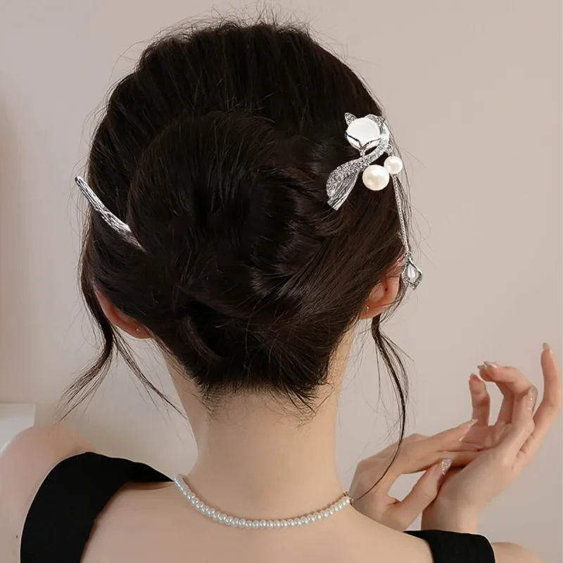 Connect The Past And The Present. Alloy Hairpins Women's-1