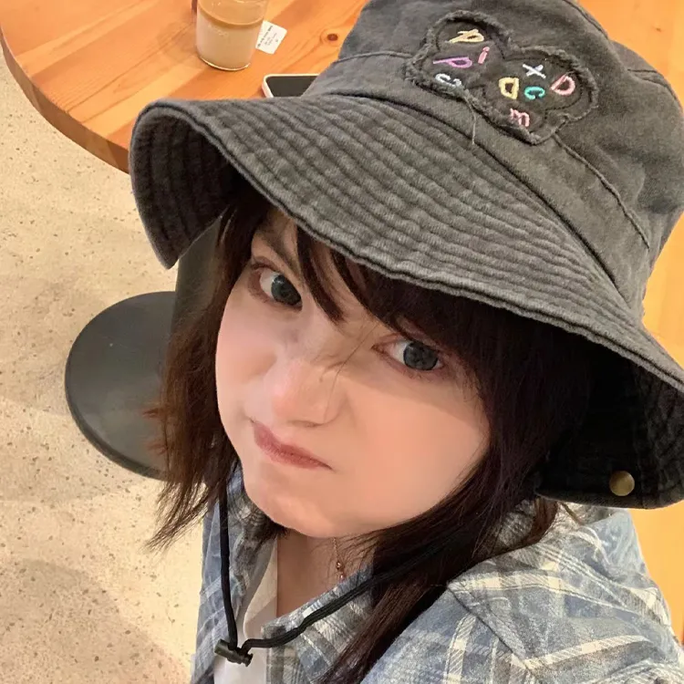 SNOOPY Cotton Bucket Hats Unisex-5