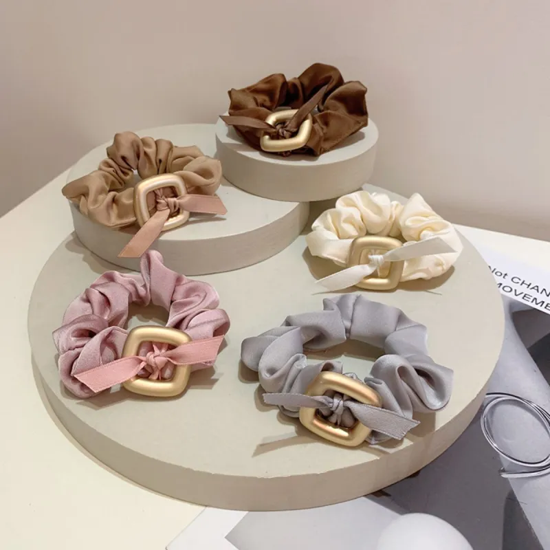 Connect The Past And The Present. Fabric Hair Tie Women's-1