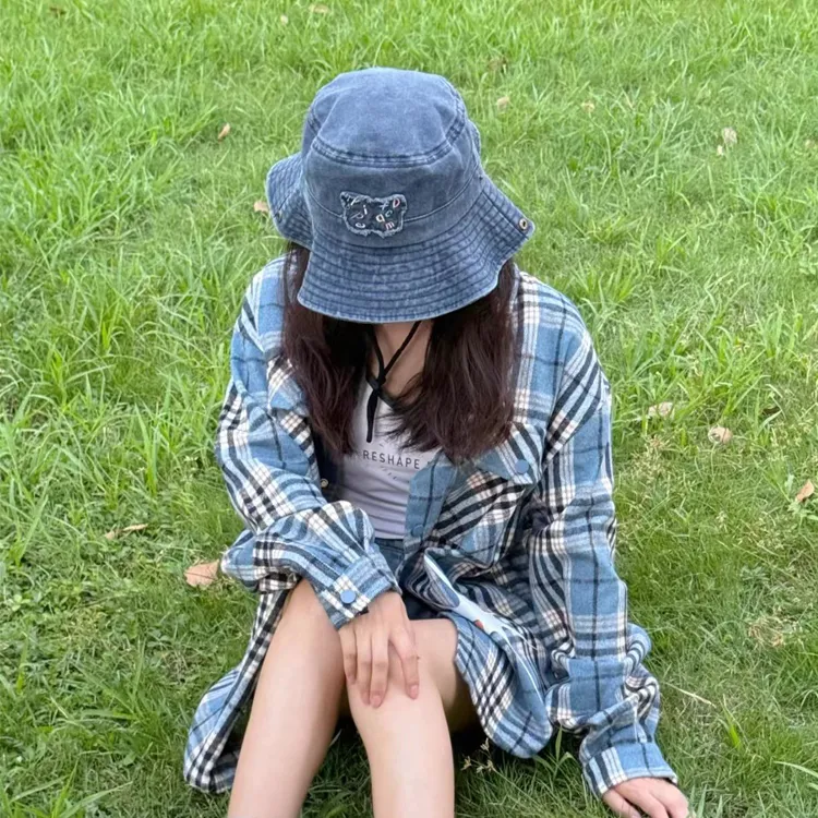 SNOOPY Cotton Bucket Hats Unisex-1