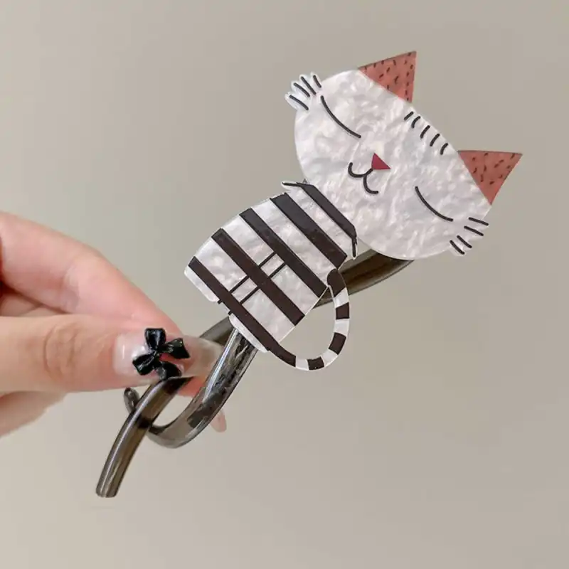 Connect The Past And The Present. Acrylic Hair Clips Women's-2