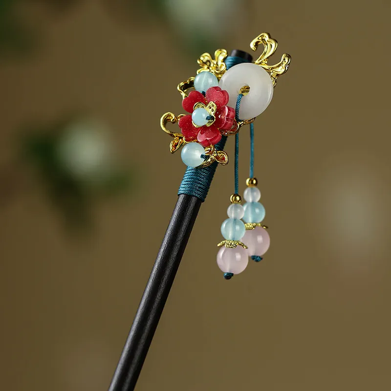 Connect The Past And The Present. Wooden Hairpins Women's-2