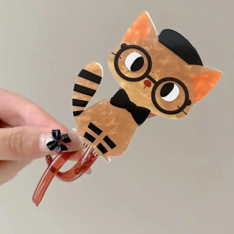 Connect The Past And The Present. Acrylic Hair Clips Women's-6