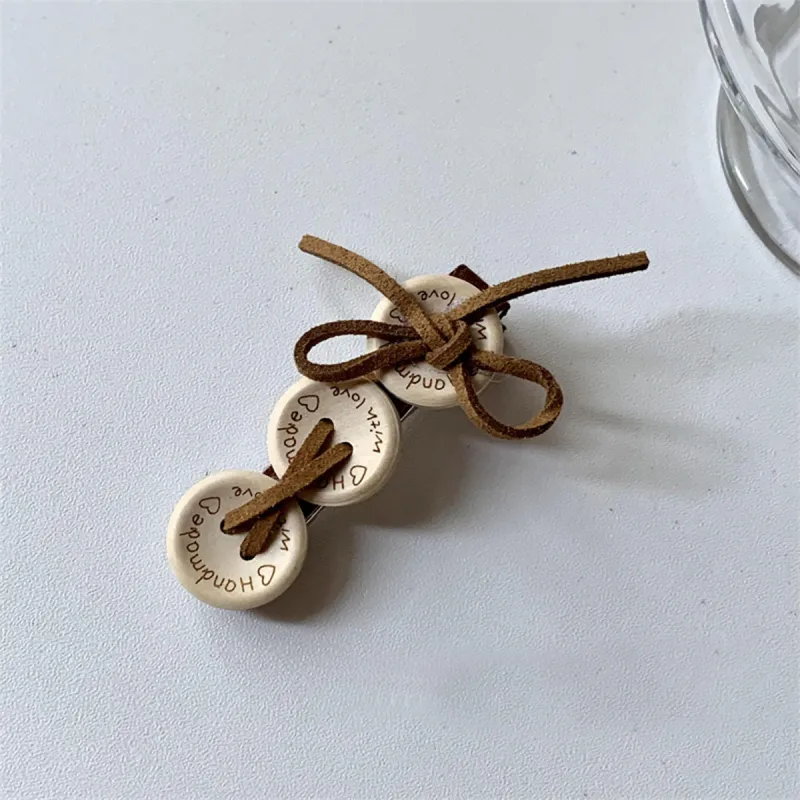 Connect The Past And The Present. Fabric Hair Clips Women's-3