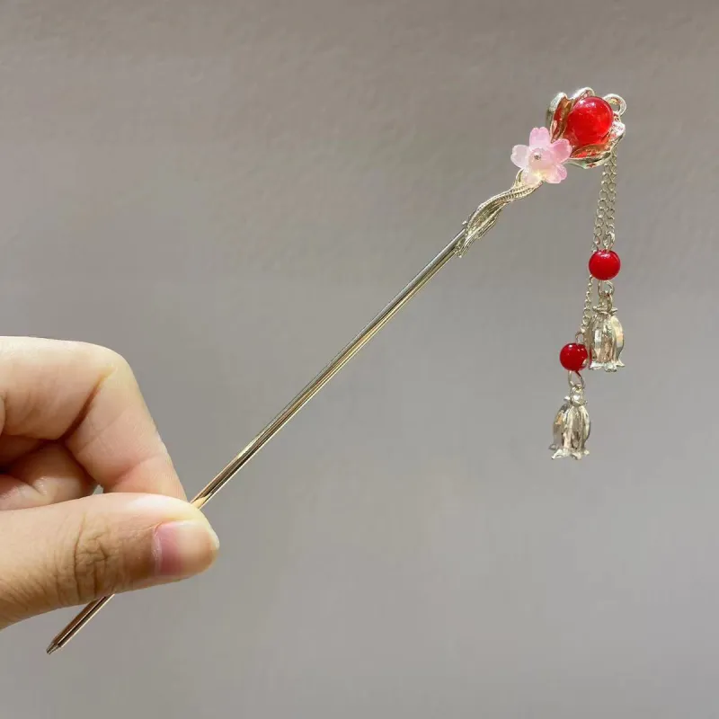 Connect The Past And The Present. Alloy Hairpins Women's-3