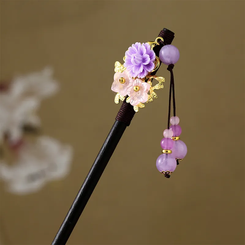 Connect The Past And The Present. Wooden Hairpins Women's-2