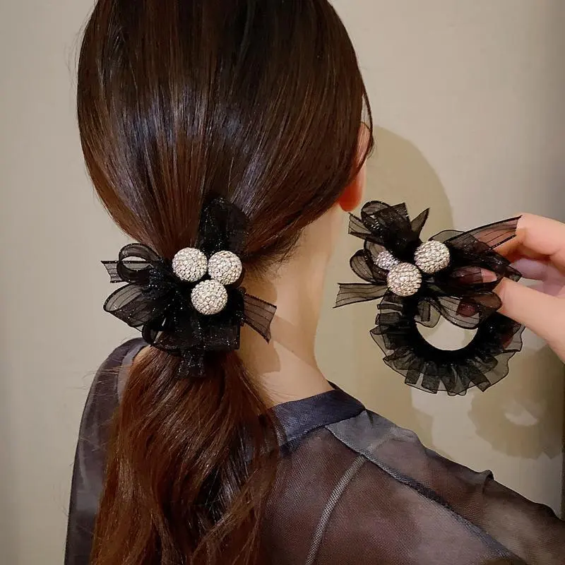 Connect The Past And The Present. Fabric Hair Tie Women's-1
