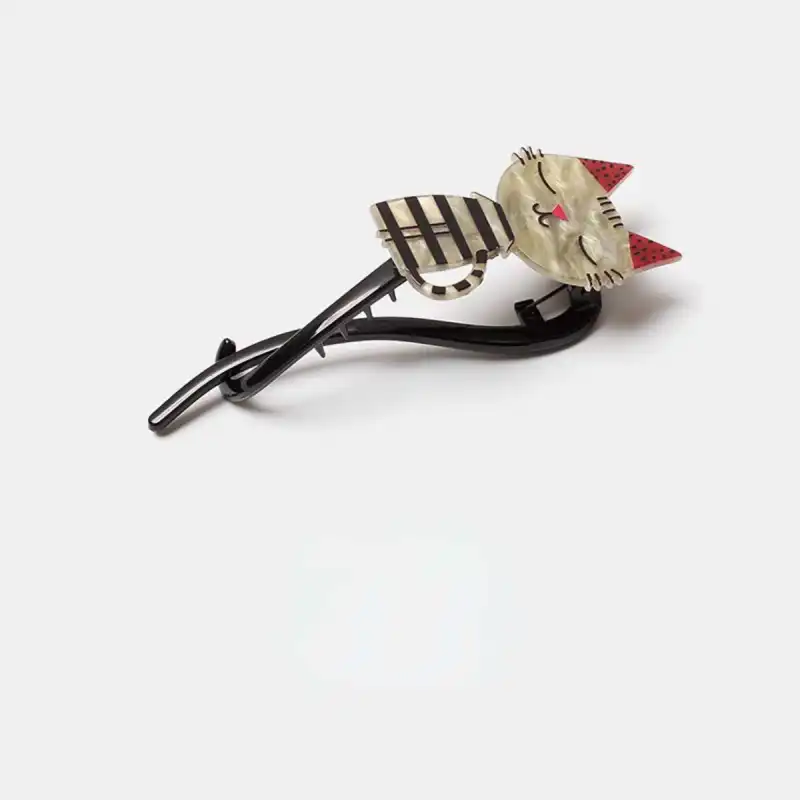 Connect The Past And The Present. Acrylic Hair Clips Women's-3