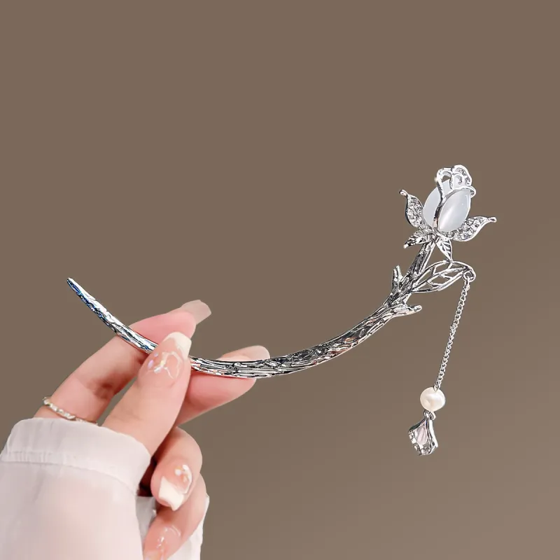 Connect The Past And The Present. Alloy Hairpins Women's-2