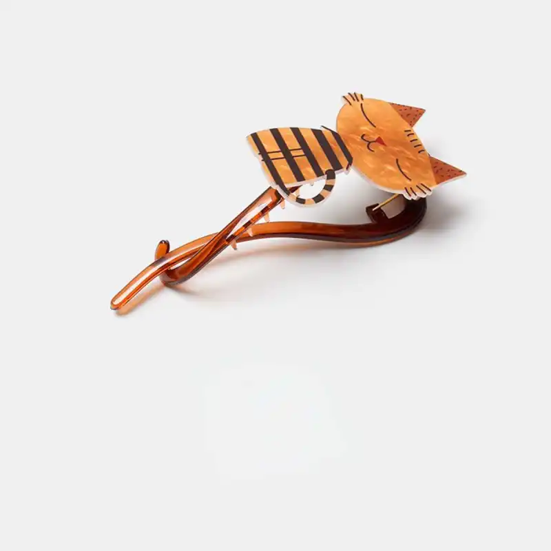 Connect The Past And The Present. Acrylic Hair Clips Women's-15