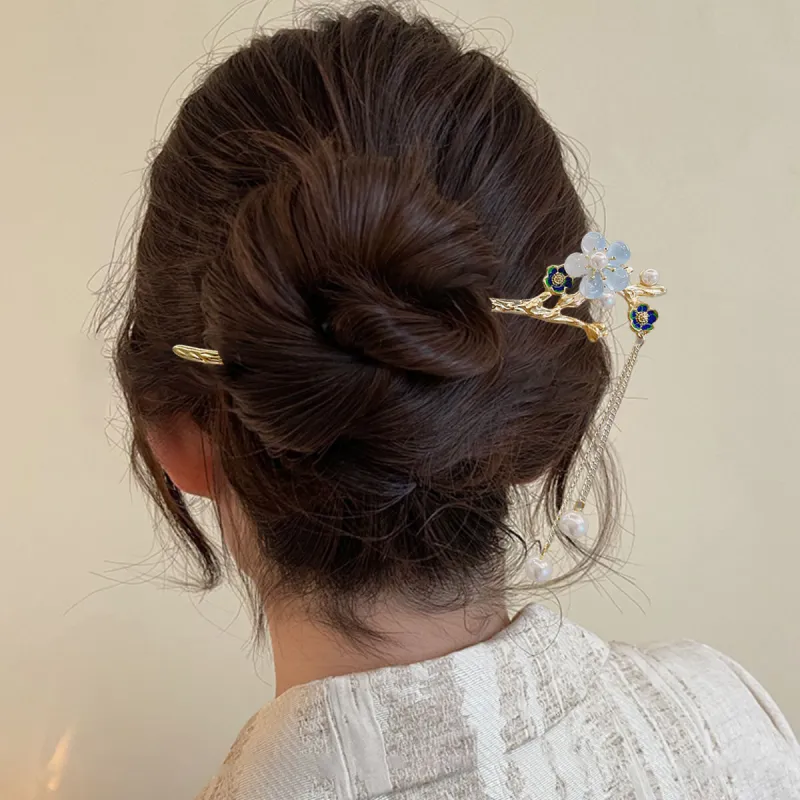 Connect The Past And The Present. Alloy Hairpins Women's-1