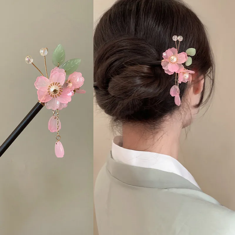 Connect The Past And The Present. Wooden Hairpins Women's-2