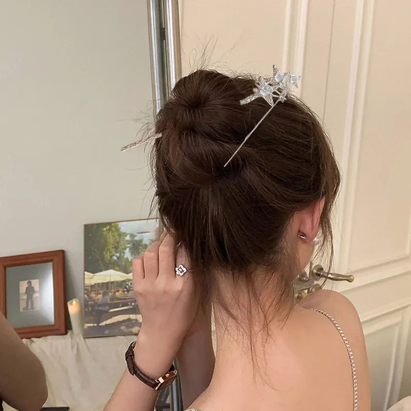 Connect The Past And The Present. Alloy Hairpins Women's-1