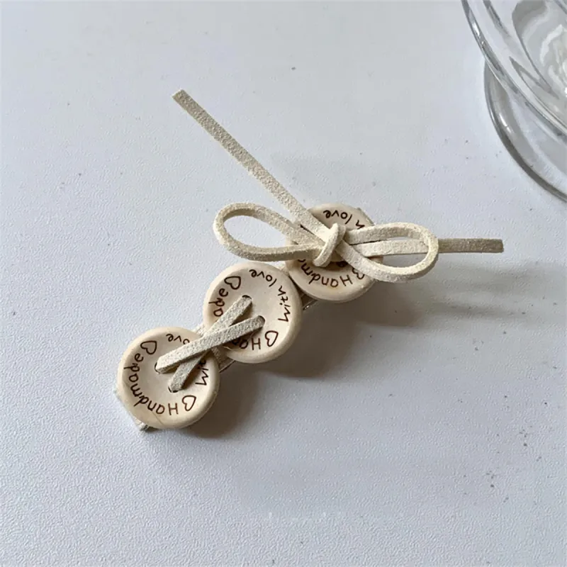 Connect The Past And The Present. Fabric Hair Clips Women's-1