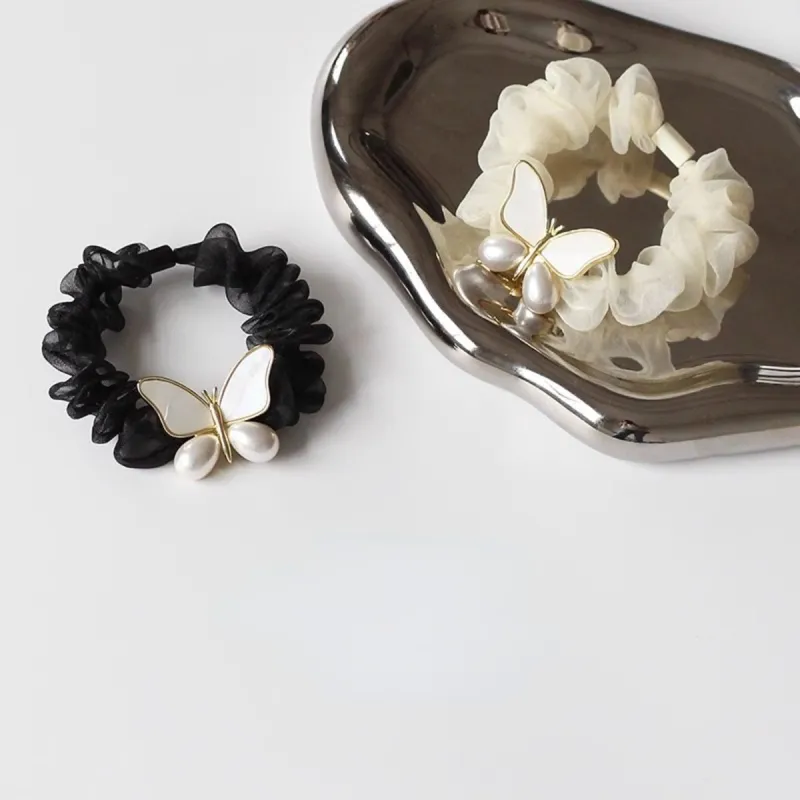 Connect The Past And The Present. Fabric Hair Tie Women's-4