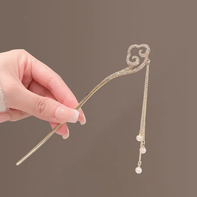 Connect The Past And The Present. Alloy Hairpins Women's-3