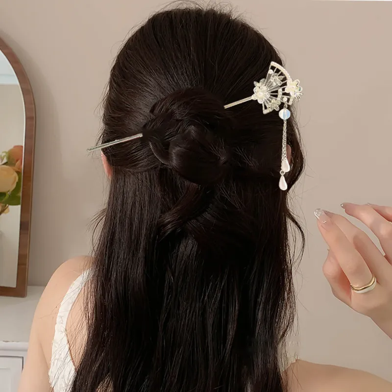 Connect The Past And The Present. Alloy Hairpins Women's-1