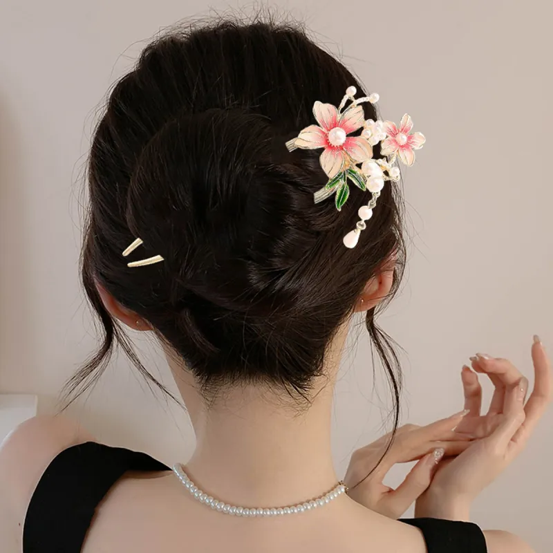 Connect The Past And The Present. Alloy Hairpins Women's-1