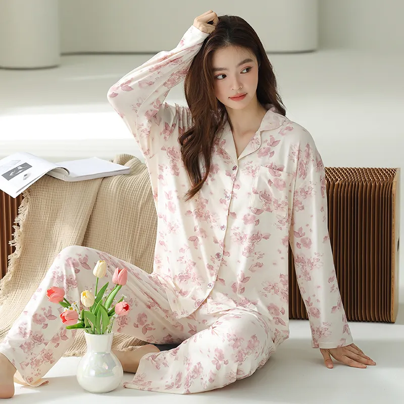 MIIOW Pajama Set Women's Light Pink-2