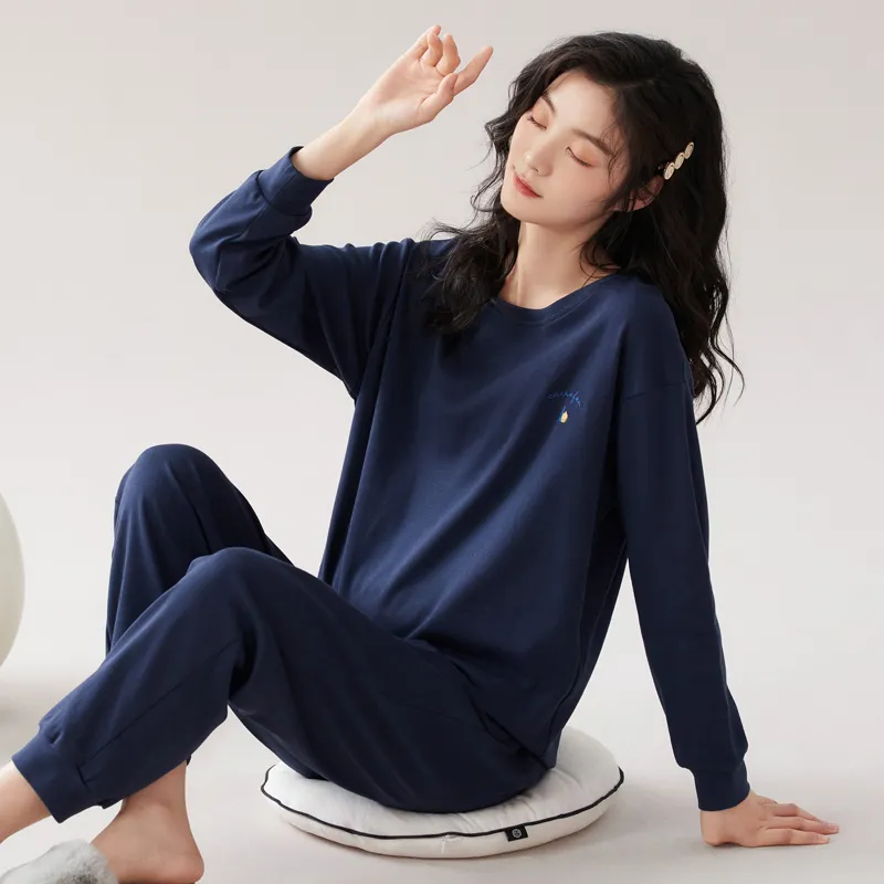 MIIOW Pajama Set Women's Royal Blue-2