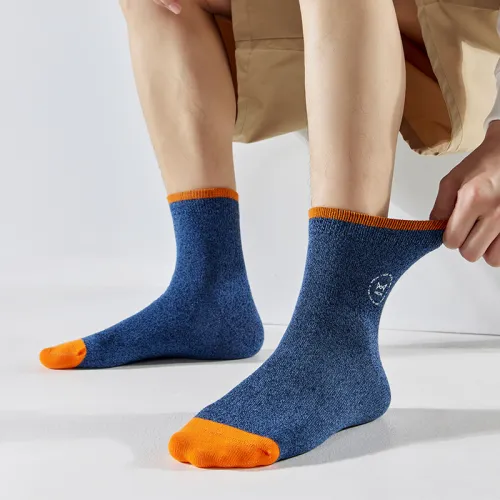 MIIOW Mid-Calf Socks Men's Box 5-Pack