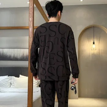 MIIOW Pajama Set Men's Dark Brown